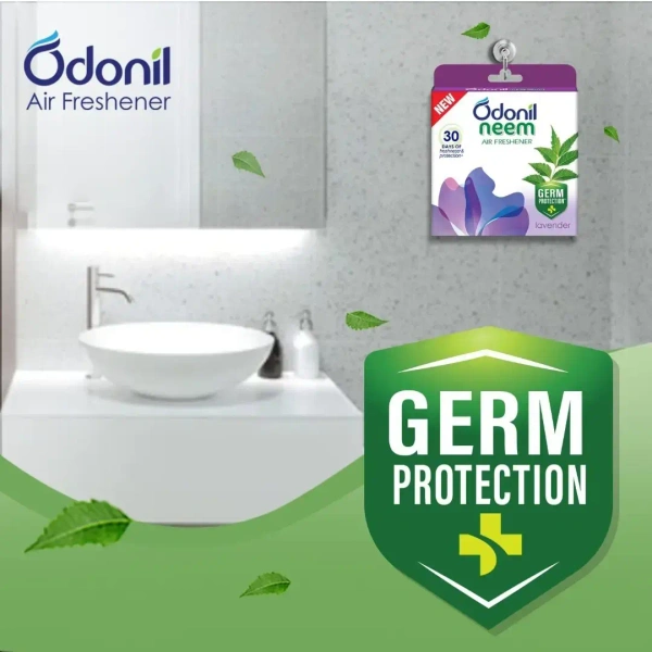Odonil Bathroom Air Freshener Neem Mixed Fragrance Blocks 192g (48g, Pack Of 4 )