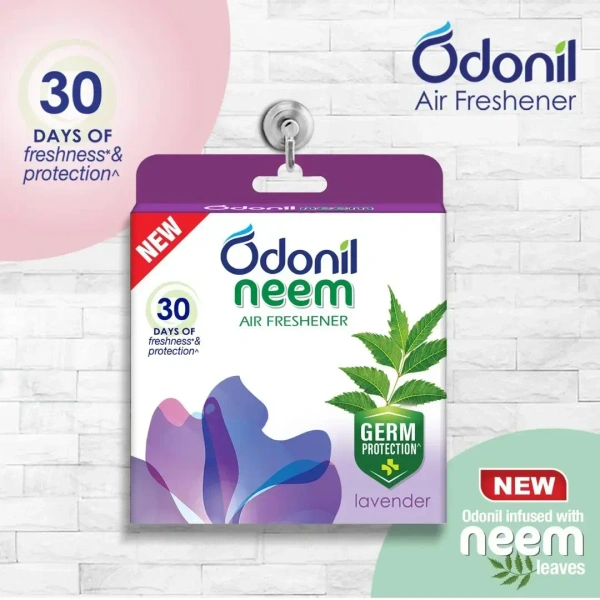 Odonil Bathroom Air Freshener Neem Mixed Fragrance Blocks 192g (48g, Pack Of 4 )