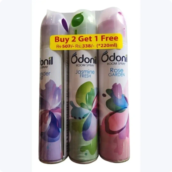 Odonil Room Spray 220ml Buy 2 Get 1