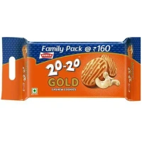 Parle g Parle 20-20 Gold Cashew Cookies 604.8g