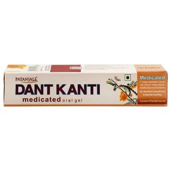 Patanjali Dant Kanti Medicated Oral Gel Toothpaste (100g)