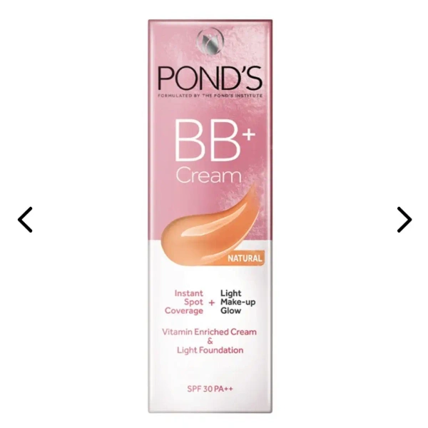 Ponds BB+ Cream Instant Spot Coverage + Light Mekup Natural -18g