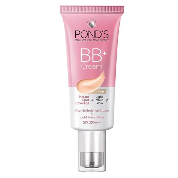 Ponds BB+ Cream Instant Spot +Light Makeup Glow Moisturiser - 30g