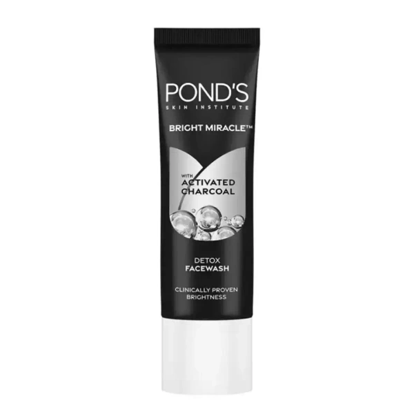 Ponds Bright Miracle Detox Facewash Charcoal -15g