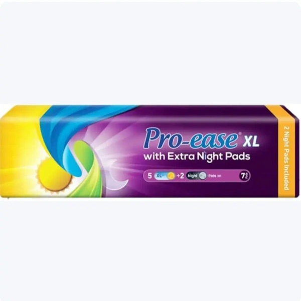 Pro-Ease XL Day & Night Sanitary Pads 7U