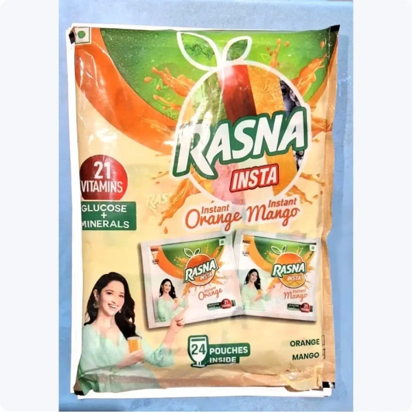 Rasna Mango Concentrate Powder 24U ×15g Mrp.5