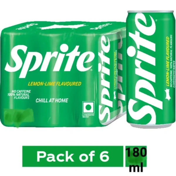 Coca cola Sprite Can 180ml ×6