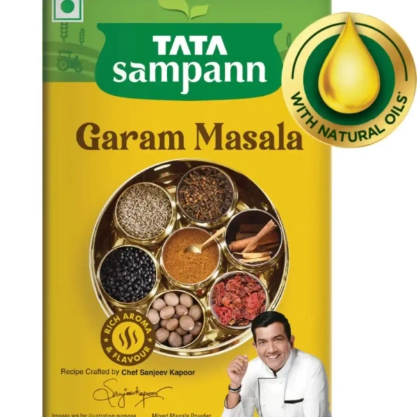 Tata Sampann Garam Masala Powder With Natural Oils Rich Aroma & Flavour (100g)