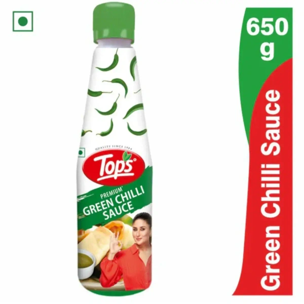 Tops Green Chilli Sauce 650g