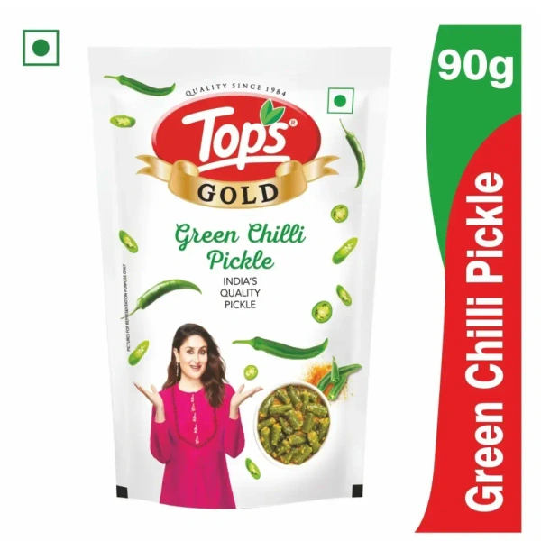 Tops Pickle Gold Green Chilli 90g