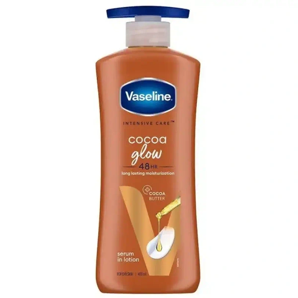 Vaseline Cocoa Glow Lotion 400ml ( Pure Cocoa Soft Skin )