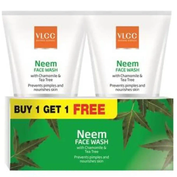 VLCC Natural Sciences Neem Face Wash 150ml+150ml= 2u (300ml)