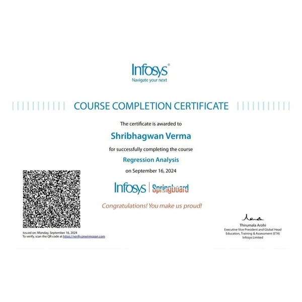 INFOSYS CERTIFICATES AVAILABLE - Java