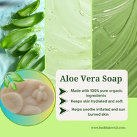 Evergreen Hydration Aloevera Pulp & Cold Pressed Coconut Oil Soap