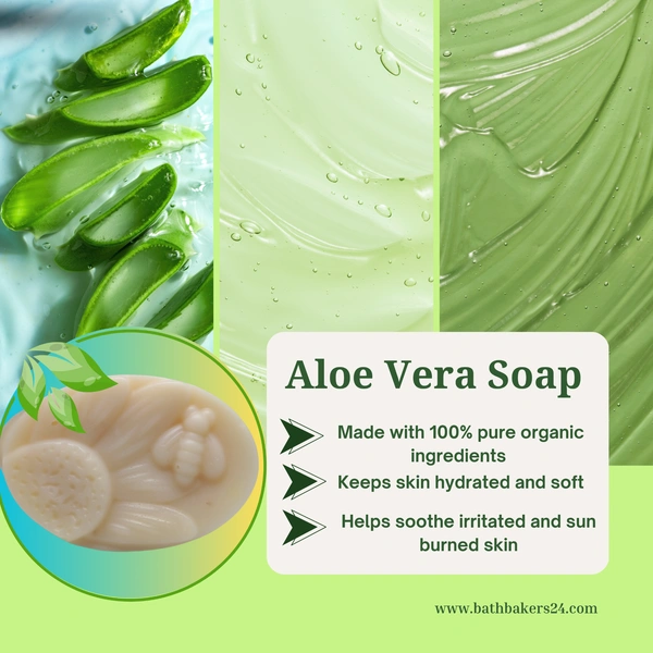 Evergreen Hydration Aloevera Pulp & Cold Pressed Coconut Oil Soap