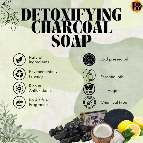 Detoxiflying Charcoal, Glycerin, Neem and Lemon Soap