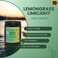 Lemongrass limelight Handmade Scented Soya Wax Candles