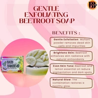 Gentle Exfoliation with Multani mitti and Beetroot, Handmade Soap