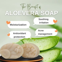 Evergreen Hydration Aloevera Pulp & Cold Pressed Coconut Oil Soap