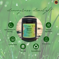 Lemongrass limelight Handmade Scented Soya Wax Candles