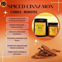 Spiced Cinnamon Handmade Scented Soya Wax Candles