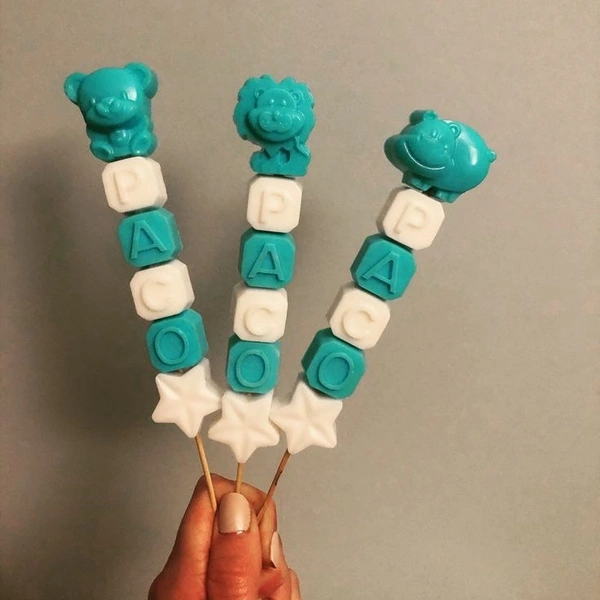  Personalized Alphabet Soap Sticks