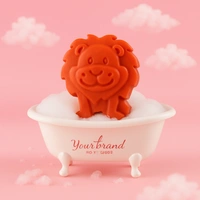 Lion shaped Kids Soap