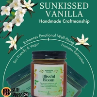 Sunkissed Vanilla Handmade Scented Soya Wax Candles