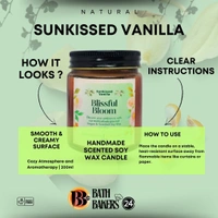 Sunkissed Vanilla Handmade Scented Soya Wax Candles