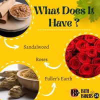 Luxuriouisly Nourishing & Calming Rose, Sandalwood and Multani mitti Soap