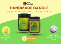 Sparkling Lemon Handmade Scented Soya Wax Candles