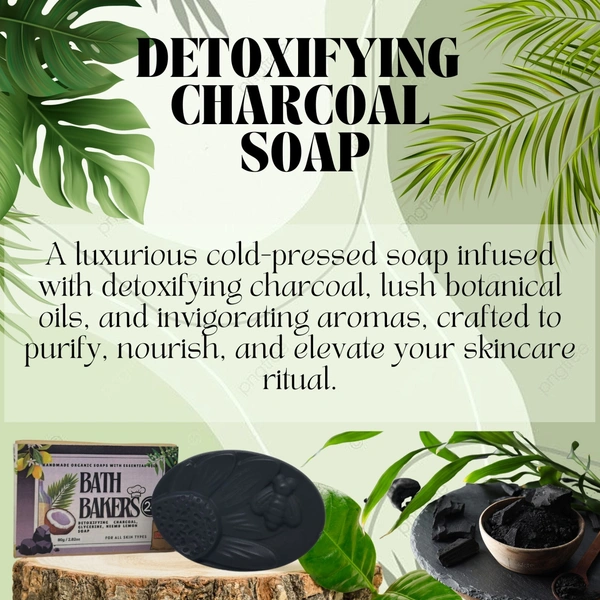 Detoxiflying Charcoal, Glycerin, Neem and Lemon Soap