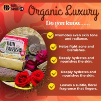Luxuriouisly Nourishing & Calming Rose, Sandalwood and Multani mitti Soap