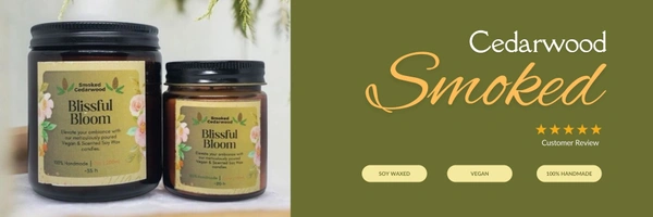 Cedarwood Scented Candle