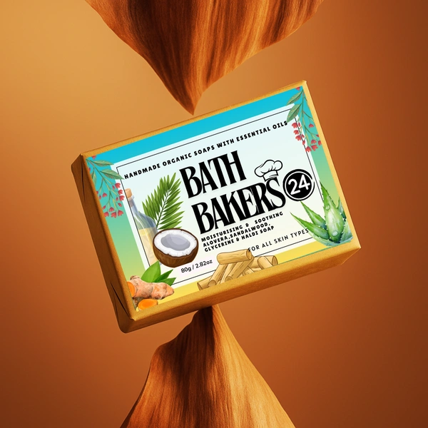 Moisturising & Soothing Aloevera, Sandalwood, Glycerin and Haldi Soap