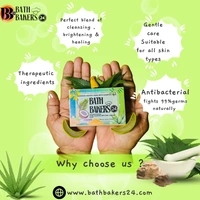 Antibacterial,Neem, Aloevera, Multani mitti ans Haldi Soap