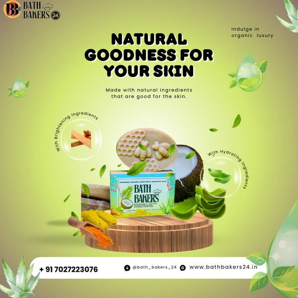 Moisturising & Soothing Aloevera, Sandalwood, Glycerin and Haldi Soap