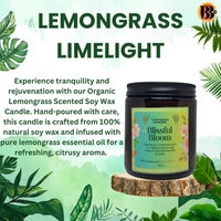 Lemongrass limelight Handmade Scented Soya Wax Candles