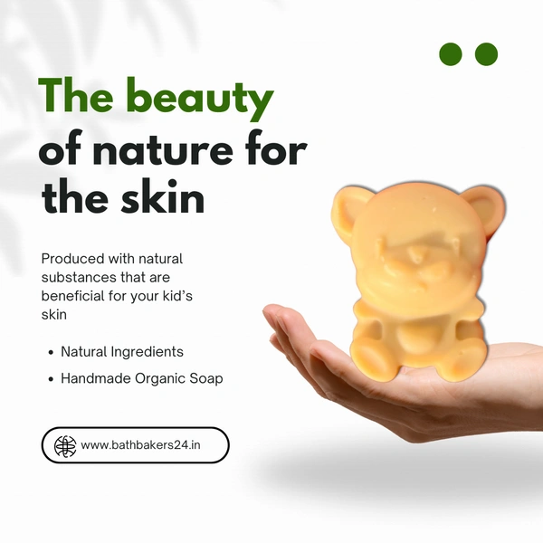 Teddy Shaped Kids Soap