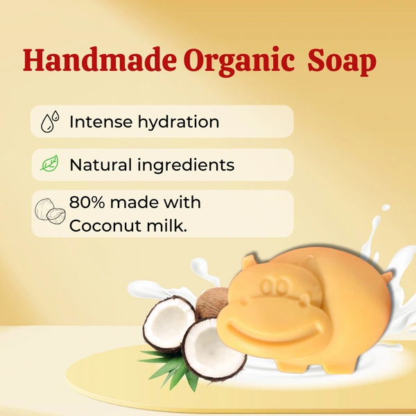Hippo Shaped Kids Soap