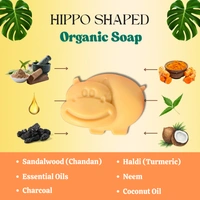 Hippo Shaped Kids Soap