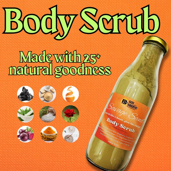 Savage Sand | Organic Body Scrub For Men