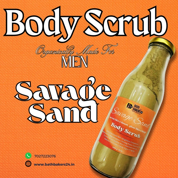 Savage Sand | Organic Body Scrub For Men