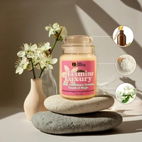 Jasmine Luxury Scented Soy Wax Candle - 80g