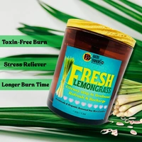 Fresh Lemongrass Scented Soy Wax Candle - 150