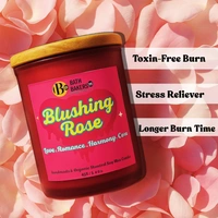 Blushing Rose Scented Soy Wax Candle