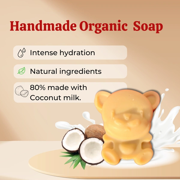 Teddy Shaped Kids Soap