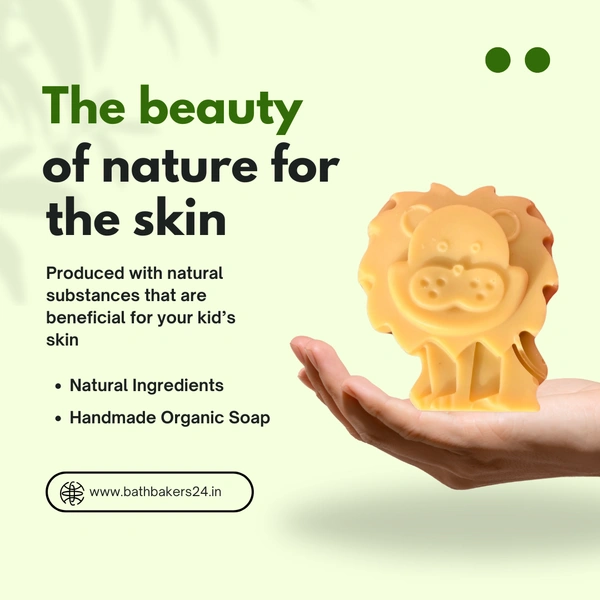 Lion shaped Kids Soap
