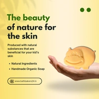 Hippo Shaped Kids Soap