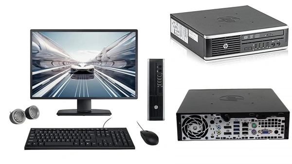 HP Elite Ultra-Slim All-in-One Desktop Computer Set | Intel i5 3rd Gen | 19" HD LED Monitor | KB & Mouse | Speakers| Wi-Fi | Windows 10 Pro | Refurbished